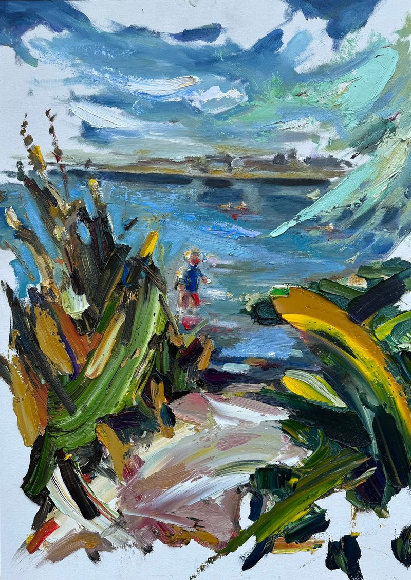 Der Badesee – Gesamtansicht