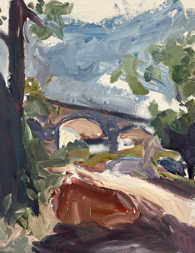 Schleichweg zur Brücke – Gesamtansicht